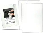 [Wood feild] Woodfield Shoe Polishing Cloth, Cotton, Non-pilling, Shoe Polishing Cloth, 100% Cotton, Made in Japan, Extra Cotton MASTER POLISH, White, Set of 2