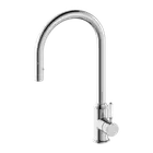 Pull Out Kitchen Sink Mixer Vegie Spray Porcelain Lever Chrome NR69210801CH Nero