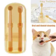 Zentric Dog Toothbrush,Flexibrush Pet Toothbrush with Tongue Scraper Dental SC