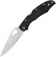 NEW Byrd Harrier 2 Lockback - Black FRN Folding Knives