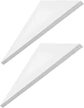 2pcs White Canvas Painting Supplies Stretched Canvas Frames Triangle Art Board White Canvas Board Oil Painting Accessories