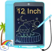 LCD Writing Tablet 12 Inch Kids Doodle Board Erasable Drawing Pad for Toddlers B