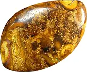[Deluxe Gems] 7.70 ct Fancy Shape (20 x 13 mm) Multi Color Australian Koroit Boulder Opal Natural Loose Gemstone, gemstone, Boulder Opal