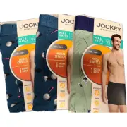 Nwt (3) Jockey Mens Medium 32-34 Modal Stretch Boxer Briefs Ultra Soft New HTF