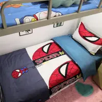 在飛比找蝦皮購物優惠-蜘蛛人床包 床包組 三件套床罩組 單人床包組 床套組 薄床墊