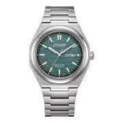 Citizen AW0130-85X Eco-Drive Super Titanium Sapphire Green Dial Watch Japan