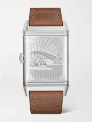 [Jaeger-LeCoultre] Jaeger-LeCoultre - Reverso Classic Sydney Limited Edition Hand-wound 45.6mm Stainless Steel And Leather Watch - Silver - One size One size Silver