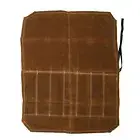 (Khaki)Waxed Canvas Knife Bag 7 Pocket Foldable Chef Knife Roll Bag GO