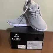 Travis Mathew Cuater Mens Moneymaker Sz 8 Grey Golf Leisure Shoes New In Box
