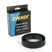 Zykkor 62mm 3 stage Position Wide Tele Standard Rubber Lens Hood for DLSR Camera