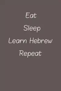 在飛比找博客來優惠-eat sleep learn Hebrew repeat: