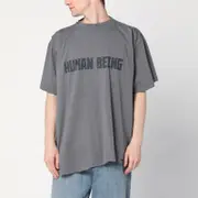 [Balenciaga] Human Being grey t-shirt 2 Grey