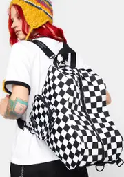 [FYDELITY] Checkered Freewheeling Roller Skate Bag