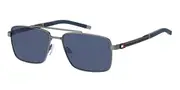 Tommy Hilfiger TH 2078/S R80/KU Men's Sunglasses Silver Size 58