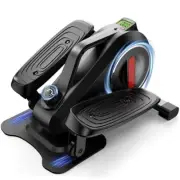 Under Desk Elliptical Machine, 8 Modes Magnetic Ellipse Leg Black & Red