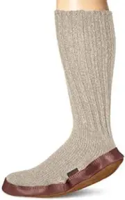Mens and Womens Original Slipper Socks - Cloud 10.5-11.5 Light Grey Ragg Wool