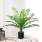 18 Leaves Artificial Palm Leaves Plant Fake Palm Leaves Hotel Restaurant