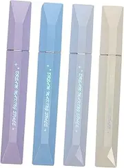 HOODANCOS 4Pcs Soft Tip Highlighter Pens for Students Convenient Note Marking Pen Vibrant Colors for Journals Drawings Color Coding Smooth Writing No Ink Leakage