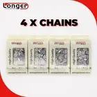 4 x CHAINSAW CHAIN LONGER 20" Inch 72 D/L 3/8 058 BAUMR AG SX82 82cc FULL CHISEL