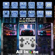 R36S Retro Handheld Video Game Console 64GB Linux System 3.5 Inch IPS Screen