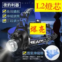 在飛比找蝦皮購物優惠-140元最便宜 L2燈芯 爆亮 釣魚燈 大功率 防水LED 