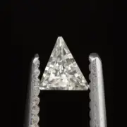 0.22c TRILLION CUT LOOSE DIAMOND TRIANGLE SHAPE STEP CUT NATURAL GEOMETRIC 1/4ct