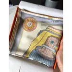 RAINBOW 全新正品 HERMES ZOUAVES ET DRAGONS WASH SCARF 90 大地色