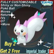 Pokémon Legends Arceus ✨ Shiny Alpha Pachirisu ✨ W/ Best 6IV Customizable