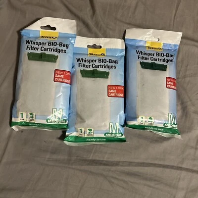 Tetra Aquarium Fish Tank Filter Cartridges Whisper Bio-Bag Medium 1-Pack