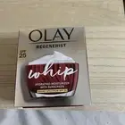 Olay Regenerist Whip Hydrating Moisturizer with Sunscreen SPF 25- 1.7 OZ 08/2026