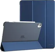 ProCase for iPad Pro 13 Inch Case 2024 (M4/7th Gen), iPad M4 13 Case Smart Folio iPad Pro 13 Case, Slim Stand Hard Shell Back 13-inch 2024 iPad Pro Case for A2925 A2926 A3007 -Navy