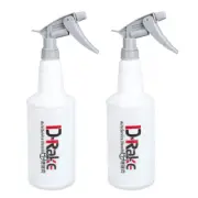 2 Pcs Watering Can Misting Bottle Empty Spray Sprayer Cleaning Bottles