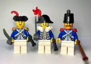 NEW LEGO Pirates 3 Imperial Soldier Minifigures 10320 Eldorado 10305 Captain