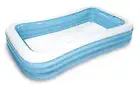 Intex Giant Inflatable Rectangular Kiddie Pool 120inch X 72inch X 20inch