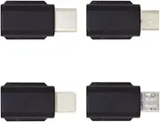 cablecc 4pcs/Set Type-C & Micro & Adapter for Osmo Pocket 1 2 Connector Interface Handheld Gimbal Camera Accessories