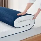 LINSY LIVING 3 Inches Twin Memory Foam Mattress Topper, Cooling Gel-Infused S...