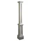 Mayne Signature Traditional Plastic Lamp Post without Mount in White