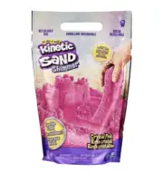 Kinetic Sand Shimmer Play Sand Crystal Pink 2 Pounds Natural Sand - Resealable