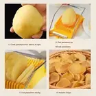 Luncheon Meat Slicer Stainless Steel Potato Egg Cutter for Soft Fruit Easy Press