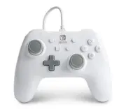 PowerA Wired Controller For Nintendo Switch White Gamepad WID599 Brand New 0E