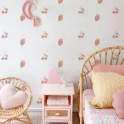 36 Pcs Nursery Wall Decals (Berries)