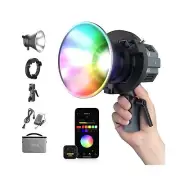 Video Light RGB, COLBOR CL60R RGB COB Continuous Output Lighting 65W 2700-650...
