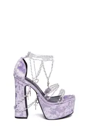 [Sugar Thrillz] Holy Revelation Platform Heels - Lavender