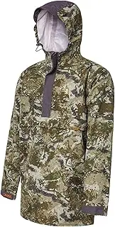 [SPIKA] Hunting Clothes Camo Jacket: Waterproof Suit Lightweight Shell Biarri Camo Buckland Jackets for Men Hiking and Fishing
