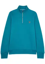 PS Paul Smith Half-zip Cotton Sweatshirt - Blue - L L
