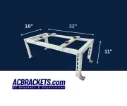 Air conditioner Mini Split Ground Bracket 32" x 16" x 11"