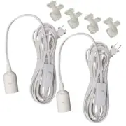 ALZO Suspended Drop Ceiling Overhead Lantern Light 24foot switched cord with soc