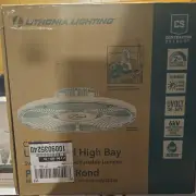 Lithonia Lighting Contractor Select CPRB 400-Watt Equivalent LED White High Bay
