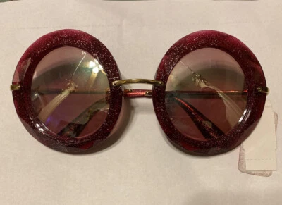 dolce&gabbana sunglasses Round faceted sparkle frame
