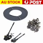 Heavy Duty 325M Metal Strap+Clip &Tools for Strapping Pallet Timber Brick